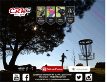 Tablet Screenshot of crkdiscgolf.com